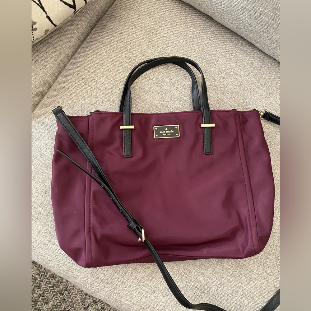 Kate Spade Burgundy Crossbody Bag